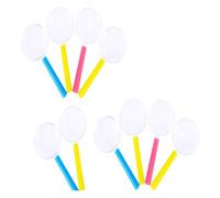 HONITANO 10pcs Colorful Plastic Magnifying Glasses for Portable Handheld Educational for Reading Exploring Observation Durable Lightweight Design Random Color