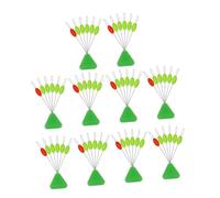 HONITANO 10pcs Fluorescence Fishing Floats Sea Fishing Tackle Lightweight Accessories for Anglers Practical Float for Freshwater and Saltwater Use
