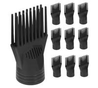 HONITANO 10Pcs Hair Dryer Comb Attachment Blow Dryer Nozzle for Smooth Styling Heat-resistant Salon Hairdressing Accessory