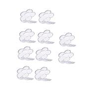 HONITANO 10pcs Organiser Storage Box Storage Boxes Lids for Blusher Eyeshadow Cases Refillable Containers Makeup Supplies