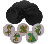 HONITANO 10pcs Pee Targets for Boys Training Toilet - Dinosaurs Flushable Paper Stickers You Pee On Boys Potty Training Targets Potty Aids Chart for Toddlers
