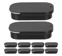 HONITANO 10pcs Perfume Tin Slide Top Tin Box Small Metal Boxes Push-pull Lid for Jewelry Storage and Portable Use