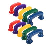 HONITANO 10pcs Portable Interactive Listening Phones for Auditory Feedback Reading Whisper Devices for Classroom and Travel Phonics Fluency in Red Yellow Blue Green Purple