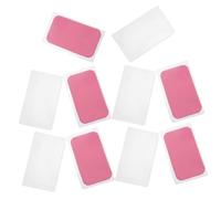 HONITANO 10pcs Reusable Silicone Eye Pads Lightweight Lash Grafting Tools Eyelash Extension Assist Stick Soft Under-eye Patches for Makeup Artists Lash Pallet