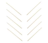 HONITANO 10pcs Round Solid Wood Craft Sticks with Opening Hook for Precise Puppet Control Wooden Rods for Shadow Puppetry DIY Model Making and Craft Projects