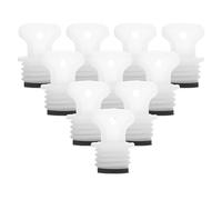HONITANO 10Pcs Rubber Hot Water Bottle Stopper Caps Replacement Sealing Plugs 21Mm Medium Size Leakproof Warm Water Bag Stoppers for Winter Use