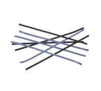 HONITANO 10pcs Table Tennis Side Tape Edge Protector Strips for Rackets Paddles Self-adhesive Collision Guard with Comfortable Grip and Broad Compatibility Black Blue