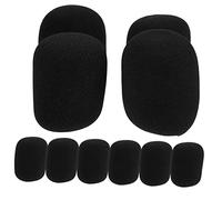 HONITANO 10pcs Washable Microphone Covers Windproof Handheld Microphone Windscreens for Dj Standard Conference Room News Interview Use