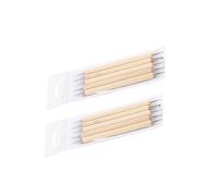 HONITANO 10pcs Wooden Dual End Dotting Pens for Nail Art Versatile Manicure Tools for Painting Modeling Decorating for DIY Nail Designs Professional Use