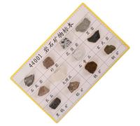 HONITANO 12 pcs Mineral Rock Specimen Display for Geology Classroom and Field Test Visible Texture Educational Kit for Student Learning and Laboratory Use