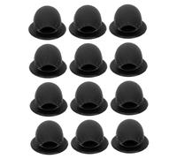 HONITANO 12 Pcs Silicone Lip Brush Protector Covers Anti-lost Makeup Brush Sleeves Dustproof Caps for Travel and Daily