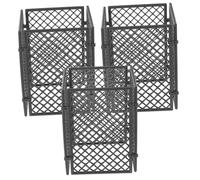 HONITANO 12 Sheets Military Fence Mold Set for Table War Game Scene Accessories Plastic Simulated Model Set for Boys Outdoor Play and Parent Interaction