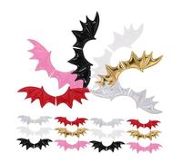 HONITANO 120pcs Mini Devil Wings Halloween Demon Costume Accessories for DIY Crafts Hair Clips Headbands Doll Decorations Lightweight Spooky Embellishments