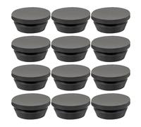 HONITANO 12pcs 20mm Rubber Hole Stopper Drain Plug Set for Air Conditioner External Unit Silicone Rubber Drainage Hole Filler Cap Accessories