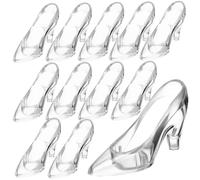 HONITANO 12pcs Crystal Shoes Decor High Heels with Sparkling Crystal-like Finish Sturdy Structure and Easy to Carry for Corporate Offices and Workspace Decoration