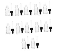 HONITANO 12pcs Dropper Glass Bottles for Essential Oils Makeup and Perfume Empty Glass Bottles Droppers for Liquid Storage for DIY Projects and Cosmetics