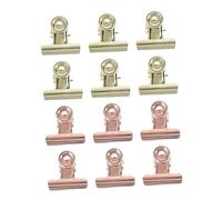 HONITANO 12pcs Fingernail Extension Clamps Metal Nail Clips for DIY Nail Art Durable Stainless Steel Manicure Clamps Comfortable for Home and Professional Salon Use