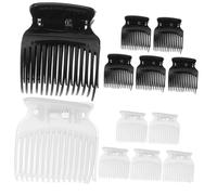 HONITANO 12pcs Hot Roller Clips Hair Curler Clip Plastic Hair Roller Fixing Clamp Holding Section Claw Hairdressing Tools for Women Girls