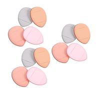 HONITANO 12pcs Mini Concealer Portable Powder for Foundation Reusable Face Pads Makeup Sponges for Girl Makeup Beauty Tools