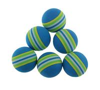 HONITANO 12pcs Rainbow EVA Soft Training Balls Lightweight Practice Golf Balls for Indoor Use Safe Furniture Glass and People Blue