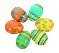 HONITANO 12pcs Reusable Plastic Easter Egg Boxes Gift Ornaments for Easter Party Decorations and Fillable Favors with Unique Openable Egg Design
