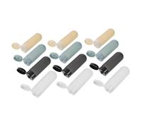 HONITANO 12pcs Travel Refillable Bottles Set Leakproof Soft Squeeze Tubes Portable Containers for Shampoo Conditioner Lotion Skincare Toiletries Men Grooming Needs