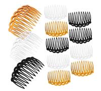 HONITANO 12pcs Vintage Hair Side Combs for Women Retro Hairpin Clips Colors Hair Accessories for Non Slip Grip for Elegant Hairstyles