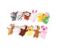 HONITANO 12Pcs Wear-resistant Adorable Zodiac Finger Puppets Storytelling for Interaction Role Play Educational Household Fun