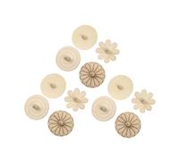 HONITANO 12pcs Wooden DIY Gyroscope for Unfinished Spinning Tops for Hand-eye Coordination Creative Craft Supplies for Painting and Decorating Educational