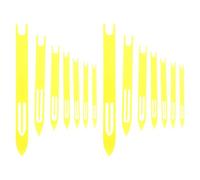 HONITANO 14pcs Plastic Net Repair Shuttles Fishing Net Weaving Tools Mending Needles Kit Ergonomic Design for Accurate Mesh Stitching and Quick Fixing