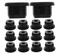 HONITANO 15pcs Silicone Grommets Electrical Wire Sealing Washers Multi-Functional High Temperature Resistant Cable Hole Plugs for Wire Protection and Waterproofing