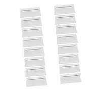 HONITANO 16pcs Adjustable Desk Divider Bracket Clamp Plastic Privacy Panel Holder Base for Desktop Partition No-Drill Office Screen Support Fit for Various Thickness Panels Installation
