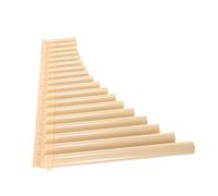 HONITANO 18-pipe Resin Pan Flute Kit for Beginners Ivory Color Lightweight Carrying Bag for Boys and Girls and Adults Learning Traditional Music