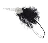 HONITANO 1920s Flapper Headband Stylish Party Accessories for Women Vintage Hairpiece for Tea Parties and Elegant Events