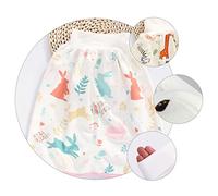 HONITANO 1Pc Cotton Nappy Skirt for Boy Girl Skin Friendly Diaper Pants Washable Pee Pants High Waist Prevent Leaks Suitable for Ages Years