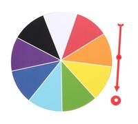 HONITANO 1pc Erasable Prize Wheel Portable Turntable Flexible Lottery Wheel for Fundraisers Parties Carnivals Dry-erase Writing Area for Custom Awards Easy to Clean