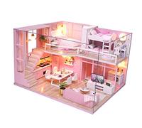 HONITANO 1PC Miniature DIY House Kit Model for Adults Fun Assemble Cottage for Family Bonding and Imaginative Play present for Friends and Loved Ones
