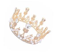 HONITANO 1pc Shiny Rhinestone Crown Headdress for Birthday Party Crystal Crown for Elegant Photo Prop for Celebrations for Halloween Prom and Special Occasions