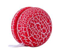 HONITANO 1pc Wooden Crack Yoyo Red Yoyo Ball for Portable Cartoon Yo Yo Plaything for Childrens Color Recognition Wrist Strength Exercise