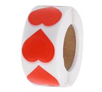 HONITANO 1roll Heart Shaped Self-adhesive Tanning Decals for Body Unique Stickers for Beach Trips and Indoor Tanning Beds Outdoor Activities Decoration