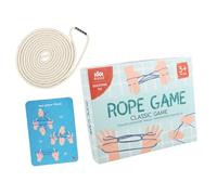 HONITANO 1set Cradle Rope Game Finger String Toy for Team-building Fun Dexterity Communication Skills for Outdoor Activities Party Favors Creative Engagement