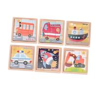 HONITANO 1set Jigsaw Puzzle Toy for Boys and Girls Educational Cartoon Traffic Design Promotes Problem-solving Spatial Reasoning and Fine Motor Skills