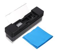 HONITANO 1set Record Cleaning Brush Soft Bristles Anti-static Cleaner for Turntables and Vintage Record Players Includes Dust Brush and Cleaning Cloth for Optimal Sound Quality