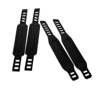 HONITANO 2 Pairs Adjustable Gym Bike Pedal Straps Non Slip PP Material Replacement Toe Straps for Stationary Spinning Exercise Bikes Home and Gym Fitness Accessories