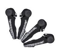 HONITANO 2 Pairs LED Handlebar Turn Signals for Bikes Bright Front Signal Lights with Long Battery Life Fit for Night Riding Safety Mini Indicator Lamps