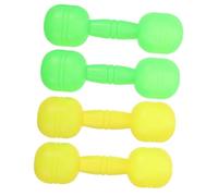 HONITANO 2 Pairs Plastic Dumbbells for Workout Equipment Safe Lightweight Weight for Muscle Development and Kindergarten Morning Exercise Engaging Fitness Tool for Young