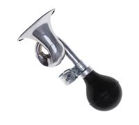 HONITANO 2 Pcs Loud Snail Shaped Bike Horn for Handlebars Aluminum Alloy Air Horn with Flexible Rubber Bulb Easy Install Cycling Alarm for Bikes Motorcycles and Carts