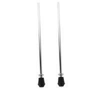 HONITANO 2 Pcs Stainless Steel Drum Leg Support Floor Stand Bracket 39cm Adjustable Non-slip Bass Drum Holder and Instrument Floor Stand