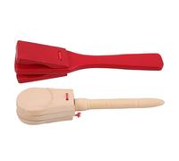 HONITANO 2 Pcs Wooden Castanets with Long Handle Children’s Percussion Instruments Early Education Music Toys Hand Clappers for Toddlers Stage Props Wood Clappers