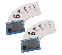 HONITANO 2 Sets Lenticular Animation for Science Experiment DIY Assembly Kit with Visual Illusion Effects Early Education Stem Learning Tool for Animation Principles and Creativity